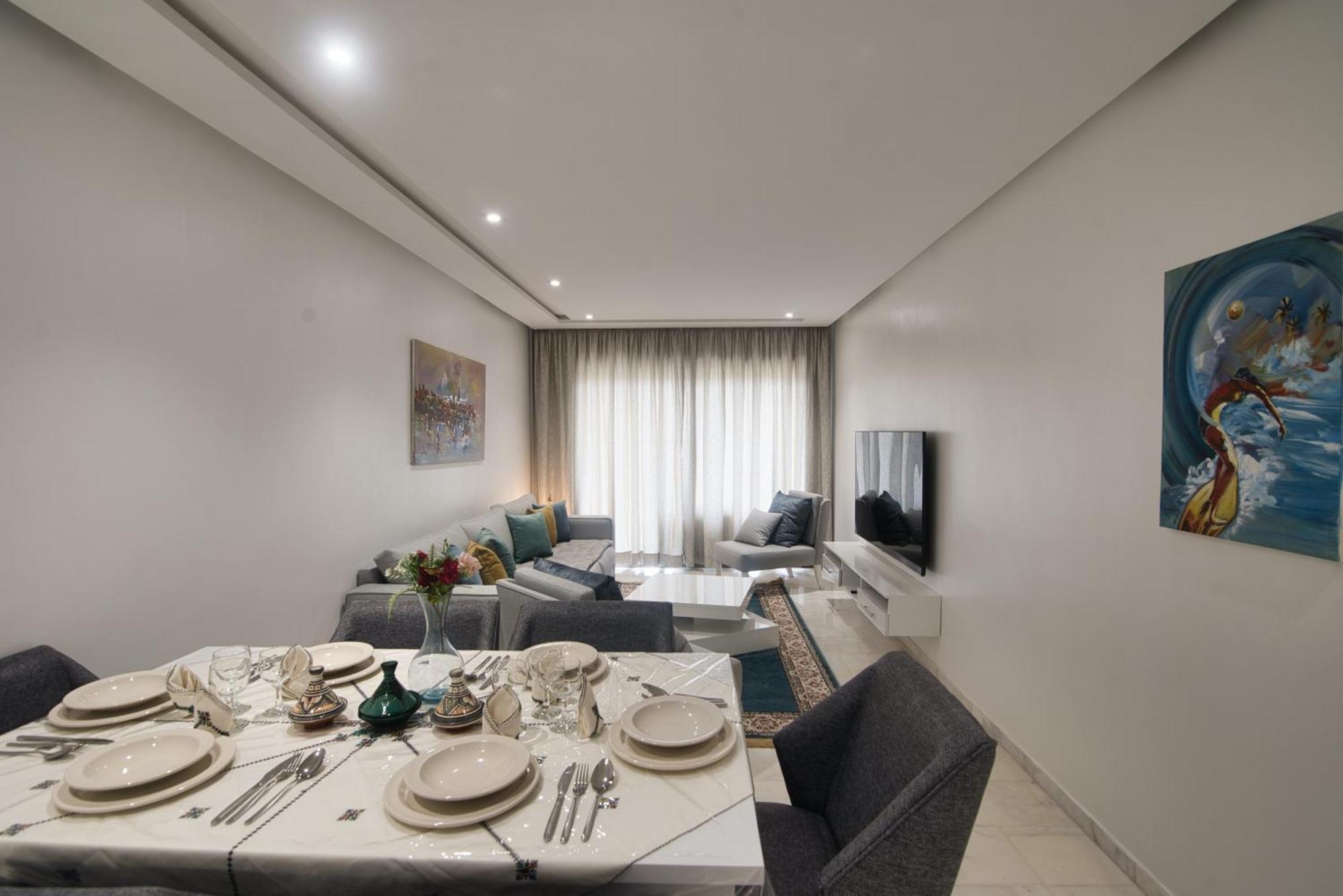 New Sea Front Apartment 135Mq With Unlimited Wi-Fi 阿加迪尔 外观 照片